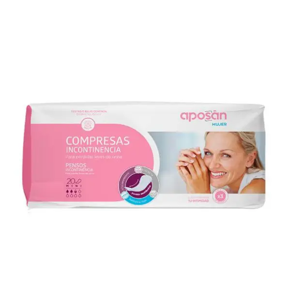 Aposan Compresa Incontinencia Orina Ligera Mini  Aposan - 1