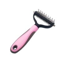 Cepillo De Aseo Para Mascotas Herramienta De Pelaje De Perro Y Gato Eliminador De Pelo Para Cachorros Y Perros Tamaño 17X9cm 17X7cm Material Acero Inoxidable - details 3