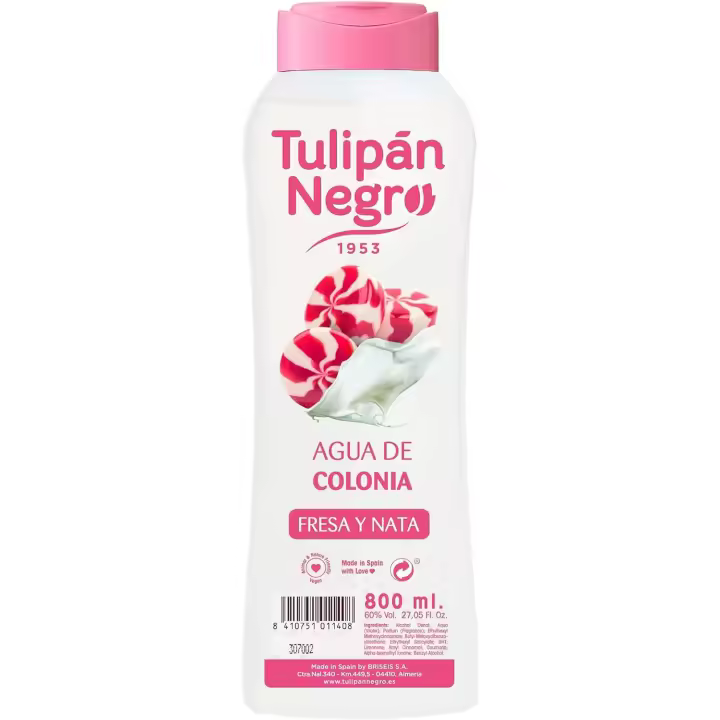 Tulipán Negro Agua de Colonia Fresa y Nata 800ml - 1