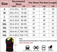 Chaleco De Sauna Para Hombres Entrenador De Cintura Sudadera Ajustador De Cuerpo Quemagrasa Top De Gimnasio Fitness Correas De Grasa - details 0