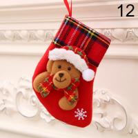 Mini Calcetines De Navidad Con Colgantes De Santa Claus Y Esqueleto De Navidad Calcetines De Regalo Para Árbol De Navidad Decoración De Hogar - details 12