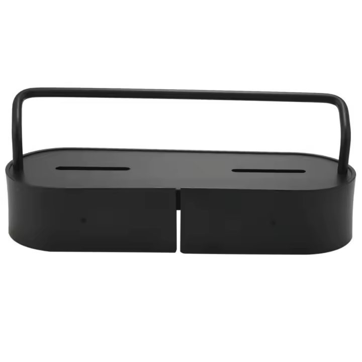 Estante de Baño 30cm para Cocina Gancho de Toalla de Aluminio Espacial Cesta de Ducha Almacenamiento Rack Accesorios para Baño Material de Estante de Aluminio Espacial - 1