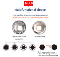 Juego De Herramientas Combinadas WISRETEC De Grado Industrial Con Llave De Eje Mini De 38 Piezas Conjunto De Encabezados De Rodillo - details 7