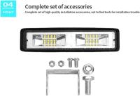 2x12V 24V LED Luz de Trabajo 16 LED 48W Luz de trabajo, IP67 Profunda waterproof Luces de trabajo de hoy para Automóvil Motocicleta Tractor Camiones ATV SUV (48W) - details 2