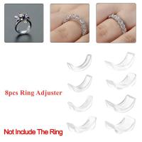 Ajustador De Tamaño De Anillo De Silicona Invisible Transparente Con 8 Tamaños Fijador Tensión Espaciador De Joyería Herramienta De Ajuste - details 6