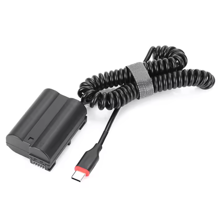 Adaptador de corriente alterna para cámara Nikon, cargador de batería simulada de EN-EL15, CC, para D7000, D7100, D7200, D750, D800E, D810A, Z5, Z6, Z7 II - 1