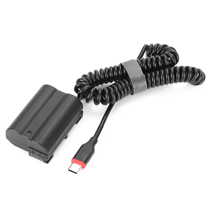 Adaptador de corriente alterna para cámara Nikon, cargador de batería simulada de EN-EL15, CC, para D7000, D7100, D7200, D750, D800E, D810A, Z5, Z6, Z7 II - 1