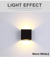 Lámpara De Pared LED 6W Energía Eficaz Iluminación Interior Luz De Aluminio Disponible En Negro Y Blanco Iluminación Contemporánea Para Cocina Dormitorio Estudio Baño - details 4