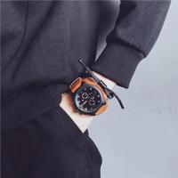 Reloj Retro Para Hombre De Lujo Con Correa De Cuero PU Reloj De Pulsera Militar Táctico De Gran Dial Calendario Completo Movimiento De Cuarzo - details 6