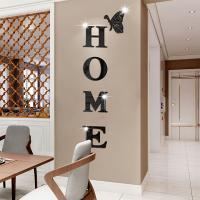 Nuevos Pegatinas De Pared En Forma De Mariposa Con Letras Inglesas Adhesivas Y Desmontables En Acrílico Decoración Moderna Para El Hogar - details 11
