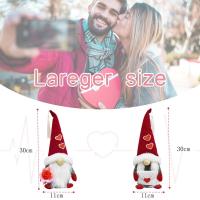 Gnomos De Encaje Para Día De San Valentín Decoraciones De Elfos De Terciopelo Mr Y Mrs Decoración Nórdica Hecha a Mano Para El Hogar - details 17