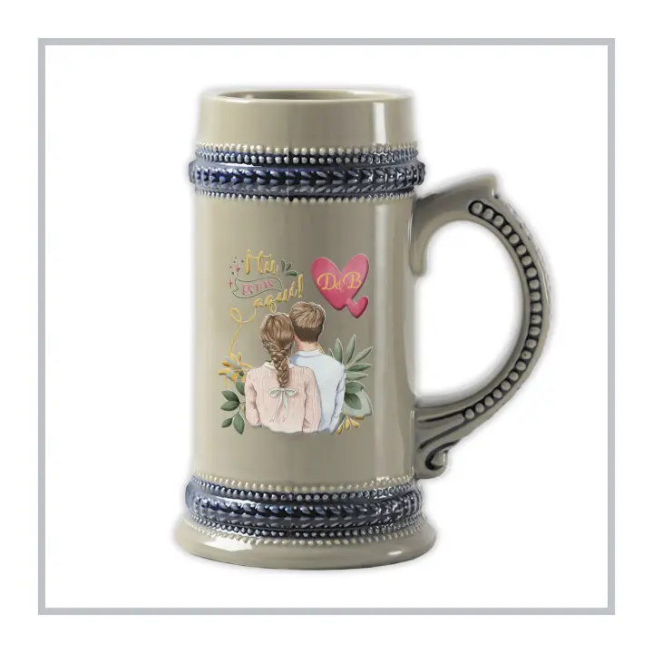 RegaloVip.es - Jarra Cerveza Alemana, jarras con estilo, regalos originales, regalos para boda, regalos para comuniones, regalo para bodas, regalos para el día del padre, decoración en casa, detalles bonitos, regalo con amor, cerveza y amigos. - 1