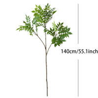 Arbusto Artificial De Ficus 76-140cm Ramas Grandes Planta De Palma Verde Falsa De Laca Para Decoración De Jardín Y Hogar - details 3
