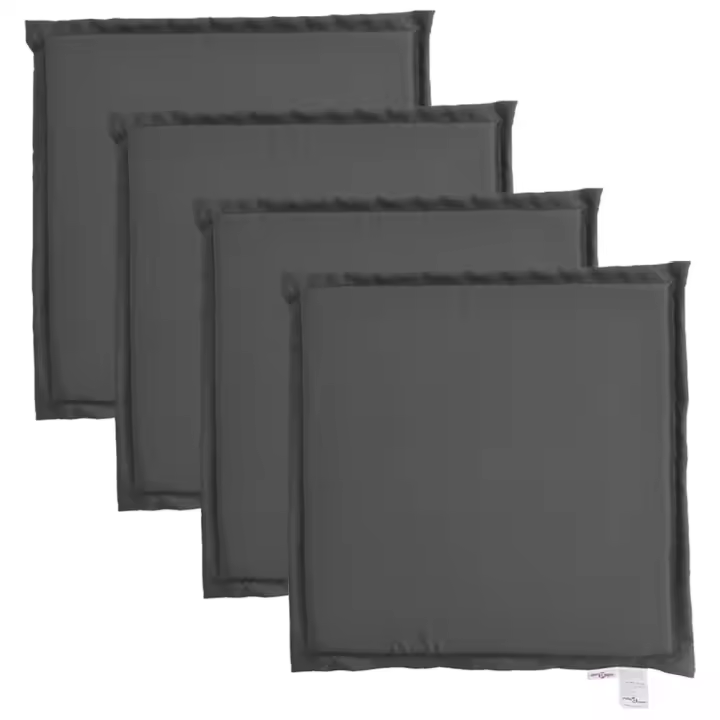Fundas ASIENTO DE Jardín 4 UDS antracita 45x45x2 cm - 1