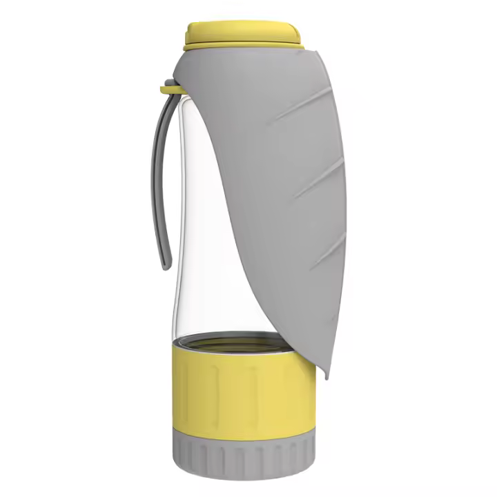Botella De Agua Para Perro 2 En 1 Alimentador Portátil Antigoteo Dispensador De Bebida Para Caminar Y Senderismo - 1
