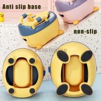 Asiento De Instrucción Para Niños Y Niñas Con Diseño De Pato Seguro Y Portátil Para Bebés De 1 a 6 Años Asiento De Inodoro Entrenador Unisex Material Plástico - details 5