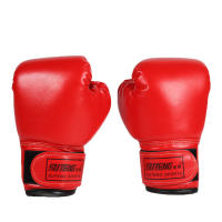 Guantes De Boxeo Para Niños 2Pcs Entrenamiento De Golpes Sparring De Kickboxing Protección De Mano Mitts Azul Negro Rojo Fitness - details 9