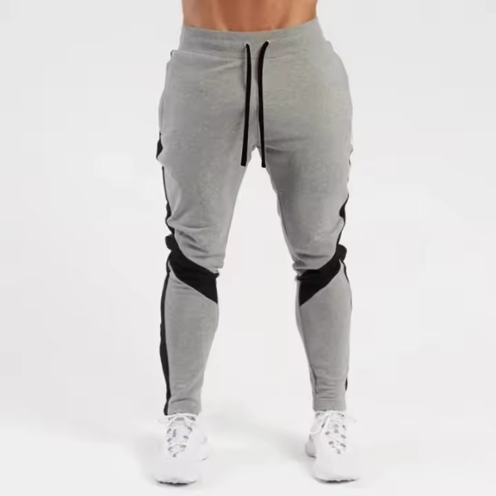 Nuevos Pantalones Deportivos Y Casuales Para Hombres 2023 Primavera Y Otoño Tendencia Moda Color Sólido Elásticos Pequeños En Los Pies - 1