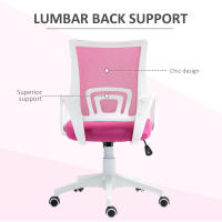 HOMCOM Silla de Oficina de Malla Silla de Escritorio Giratoria con Altura Ajustable Función de Basculante Soporte Lumbar y Reposabrazos Silla para Estudio Carga 120 kg Azul Claro - details 5