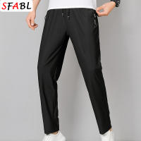Pantalones Casuales Para Hombre Verano Transpirables Ligeros Para Gimnasio Fitness Running Senderismo Camping Deportes Talla Media Estilo Recto Color Negro Gris Oscuro - details 5