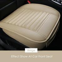 Funda De Asiento De Coche Universal En Cuero PU Transpirable Antideslizante Para Todas Las Estaciones Almohadilla De Cojín Para Asiento Delantero Del Automóvil - details 12