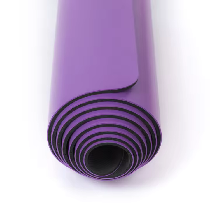 Naturyoga l Esterilla de Yoga Premium PurpurIndia l Antideslizante l Super agarre l Color Lila - 1