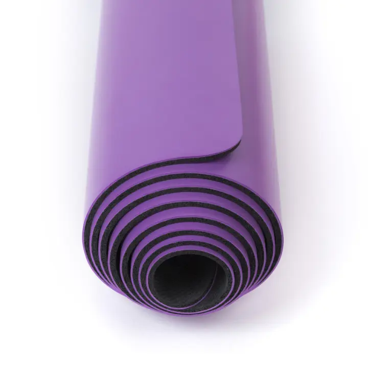Naturyoga l Esterilla de Yoga Premium PurpurIndia l Antideslizante l Super agarre l Color Lila - 1