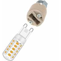 Paquete de 6 portalámparas G9 con cartucho halógeno G9, práctico para iluminación - details 2