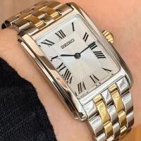 reloj mujer Seiko SWR087P1 22MM 50m WR cristal Hardlex correa de acero - details 5