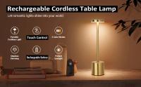 Lámpara De Noche Recargable LED Creativa Con Tres Colores Toque Metálica Para Decoración De Barra Exterior Y Dormitorio - details 10