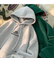Sudadera De Cuello Alto Holgada Coreana Casual Deportiva Para Hombres Y Mujeres Sudadera De Colores Múltiples De Algodón Oversized - details 15