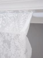 Cortina De Lace Pequeña Flor De Corea Para Cocina Y Dormitorio Estilo Romántico Francés Sin Palo Partición De Tela Para Puerta Translúcida De Polyester - details 6