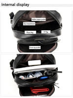 Mochila Vintage de cuero suave para mujer, bolso de hombro femenino, bolso de viaje informal, mochila escolar, 5 colores - details 14