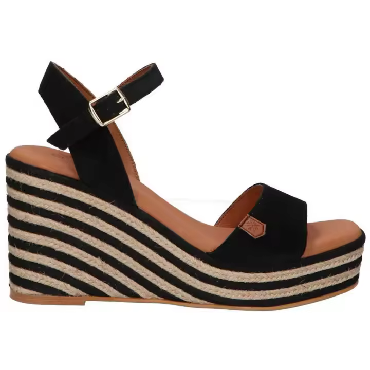 Sandalias de Plataforma Popa  para mujer en color negro - 1