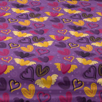 Sábana Individual Con Patrón De Alas De Amor En Textil De Poliéster 100% Con Acabado Frosted Para Dormitorio Sin Almohadillas - details 6