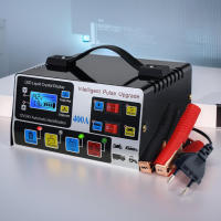 Cargador De Batería Automóvil De Alta Potencia 400A 12V/24V Cargador Rápido Con Pantalla LCD Five-Stage Autostop Para Baterías De Coche - details 9