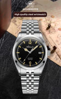Reloj Mecánico Automático ADDIESDIVE Para Hombre Resistente Al Agua Con Luminiscencia Y Calendario Completo Pulsera De Acero Inoxidable Estilo Lujo - details 0