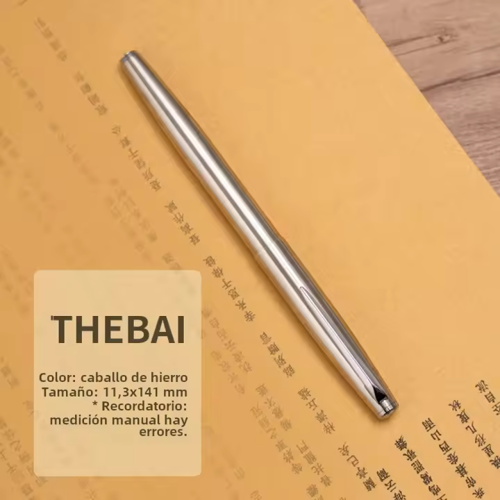 Thebai Thyer3.0 Pluma Fuente De Acero Completo Con Tapa Escondida EF Nib Delicado Retro Escribir Suave Plumas Para Escuela Y Oficina Regalo - 1