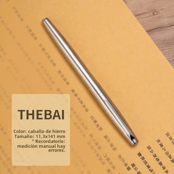 Thebai Thyer3.0 Pluma Fuente De Acero Completo Con Tapa Escondida EF Nib Delicado Retro Escribir Suave Plumas Para Escuela Y Oficina Regalo - 1