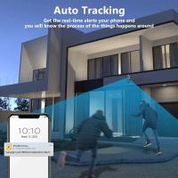 Cámara IP WiFi con Triple lente de 15MP, Zoom 4X, cámara de seguridad inalámbrica para exteriores, protección de seguridad inteligente, cámaras de vigilancia CCTV PTZ - details 3
