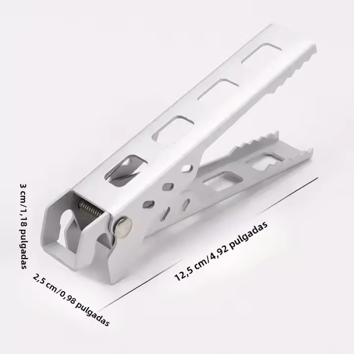 Pinza De Cocina Anti-derretimiento De Aleación De Aluminio Para Tazón Y Sartén Accesorios De Cocina Antideslizantes Para Exteriores Y Hogar - 1