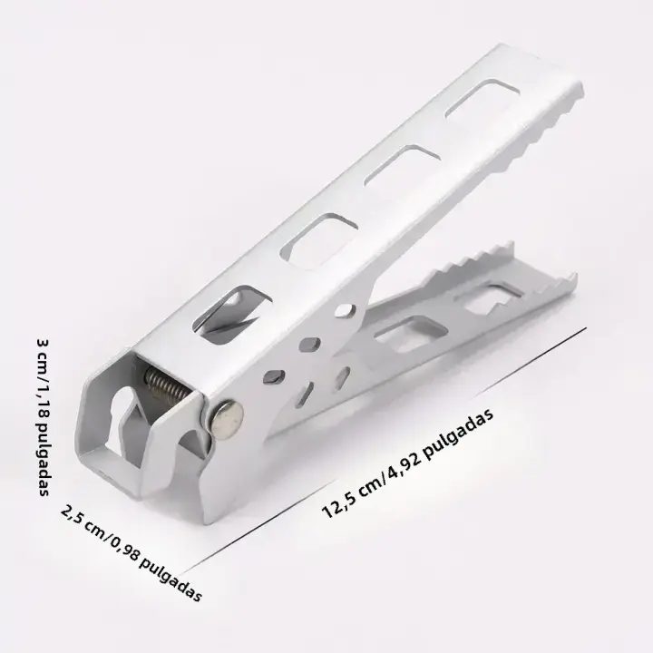 Pinza De Cocina Anti-derretimiento De Aleación De Aluminio Para Tazón Y Sartén Accesorios De Cocina Antideslizantes Para Exteriores Y Hogar - 1