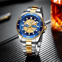 Reloj CURREN Para Hombre Diseño Mécanico Imitado En Acero Inoxidable Bandeja Luminoso Resistente Al Agua Estilo Casual Y Moda - details 11