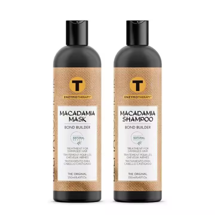 Tratamiento Capilar Belma Kosmetik 250 ml para Cabello Seco, Teñido y con Mechas - Fórmula Vegana con Aceite de Macadamia, Jojoba y Omega 7 para Nutrición Profunda y Control del Frizz - 1