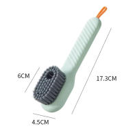 Cepillo De Limpieza Multifuncional Con Mano Larga Y Cerdas Suaves Para Zapatos Ropa Y Hogar Herramienta Ecológica Para Limpieza Del Hogar - details 0
