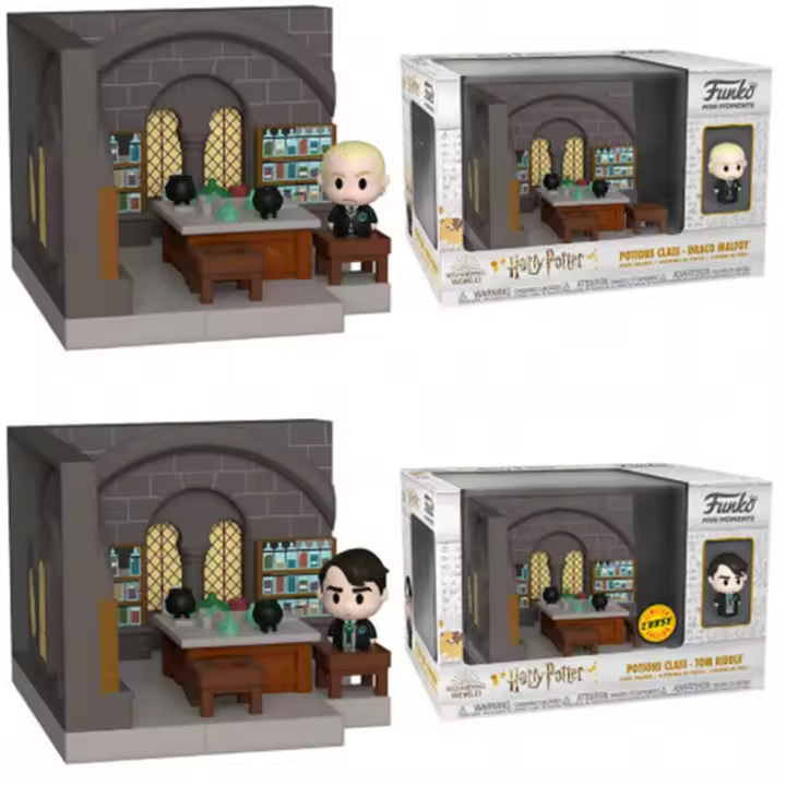 Mini moments funko harry potter aniversario draco malfoy clases de pociones con opcion chase 57362 - 1