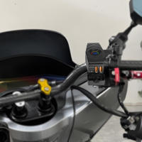 Adaptador De Carga Rápida 36W Con Interruptor Dual USB QC3.0 Para Manillar De Bicicleta Eléctrica Cubierta Impermeable 12V-24V Electrónica De Motocicleta - details 1