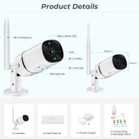 Cámara De Seguridad IP ABUNTU 5MP Wifi Exterior Resistente Al Agua Con Deteción De Humanos Visión Nocturna Y Aplicación ICSEE Para Interior Y Exterior - details 1