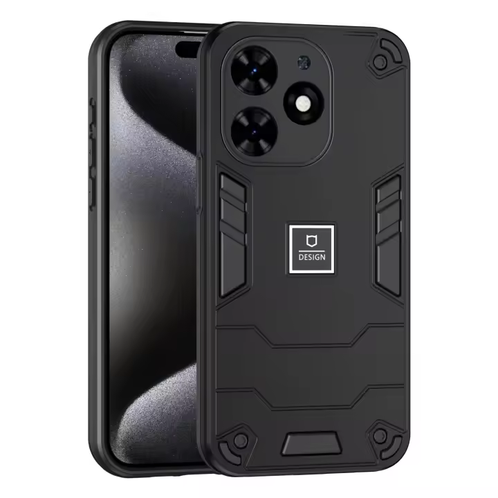 Estuche De Protección Doble Capa Para Tecno Spark 20 10 9 7 pro plus 10C 9T 8C 7P GO 2024 2023 2022 POP 7 6 5 pro Antigolpes Y Anti-arrugas - 1