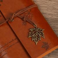 Cubierta De Cuero Vintage Para Cuaderno A6 Sin Hojas Planificador De Presupuesto Tacto De Piel De Bebé Regalo Exquisito - details 5